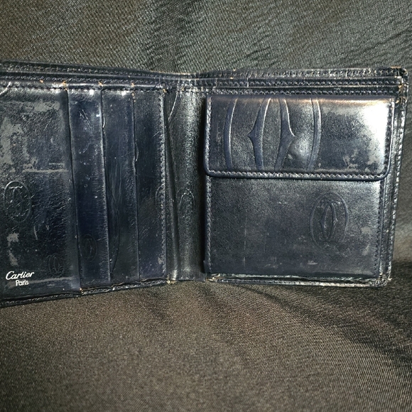 Cartier Black Leather Card Holder - Picture 2 of 6